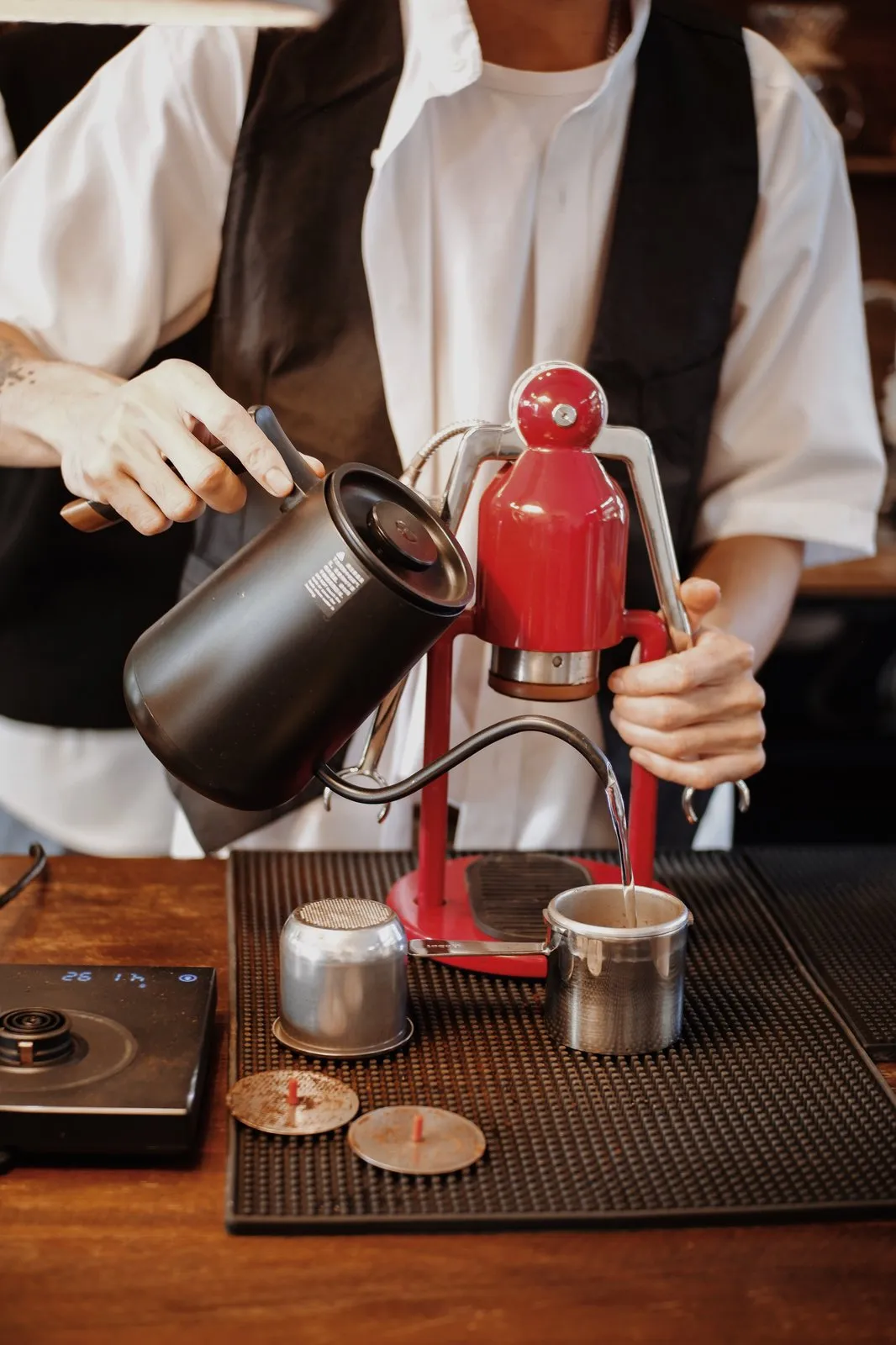 Preparación de café